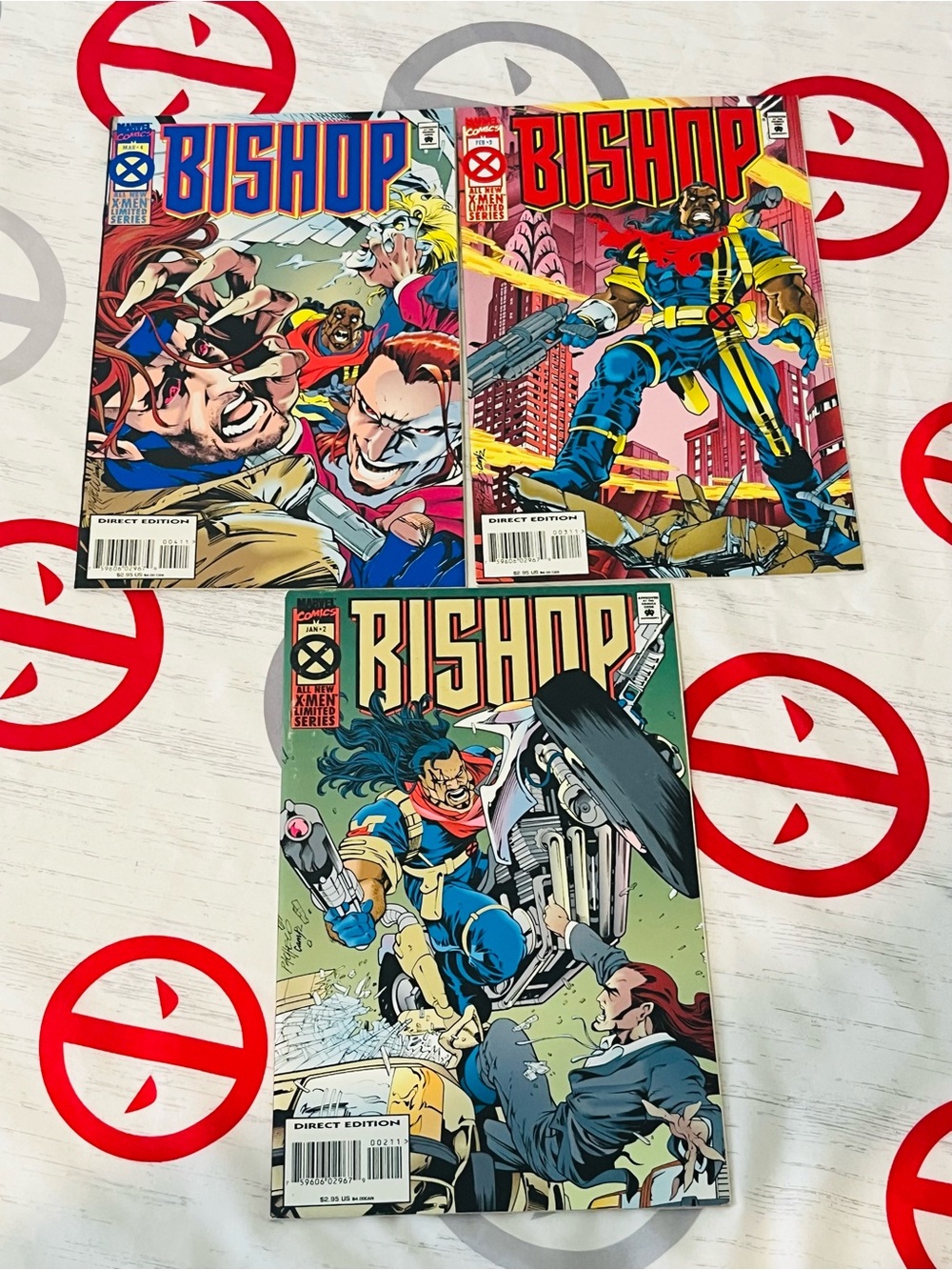 Marvel Bishop Complete Limited Series # 2,3,4 Set X-Men 1994 9.4 or higher